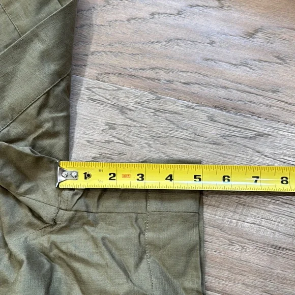 NWT Able Janis Paperbag Olive Green High Waist Shorts Relaxed Fit Size Large - Picture 12 of 12